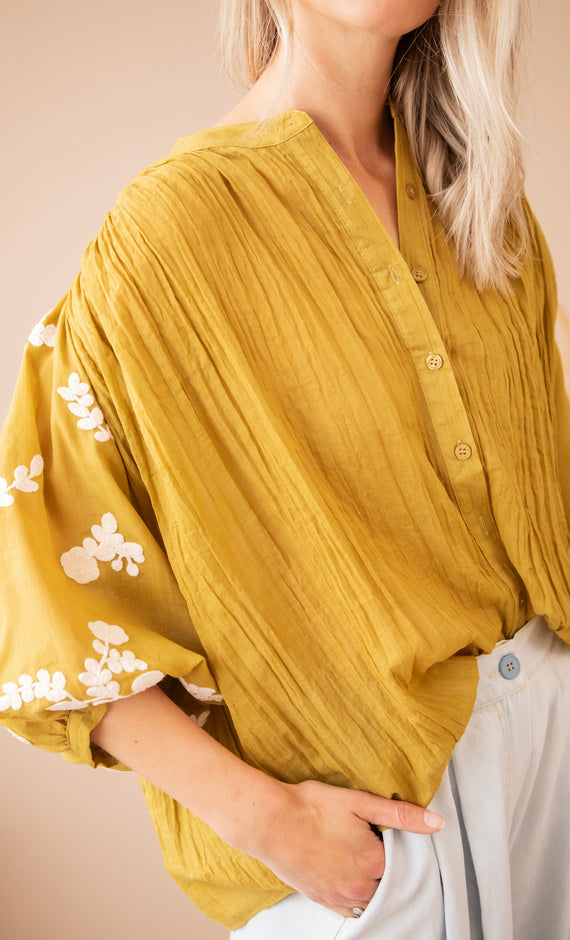 Bloomery Green - Blouse