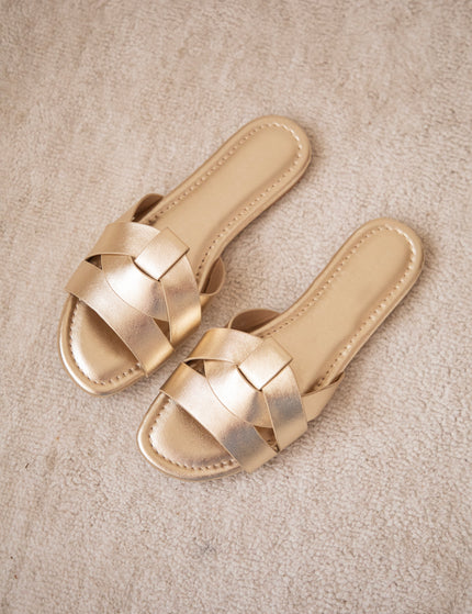 Strolling Straps Gold - Slippers 