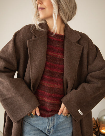 Pullover - Zazu Stripe - Magenta