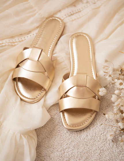 Strolling Straps Gold - Slippers 