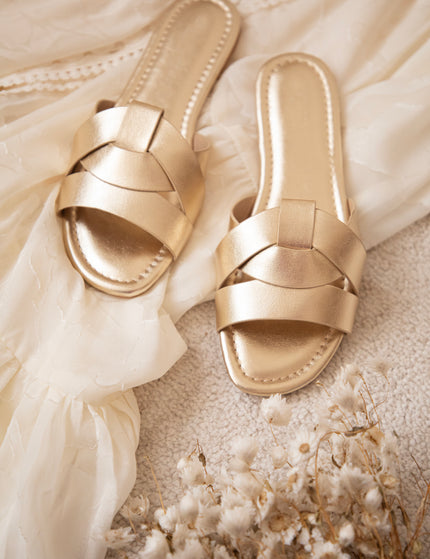 Strolling Straps Gold - Slippers 