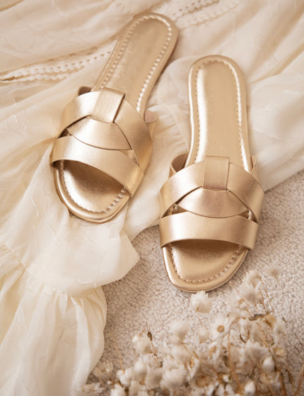 Strolling Straps Gold - Slippers 
