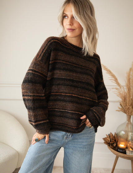 Zazu Stripe Black - Trui