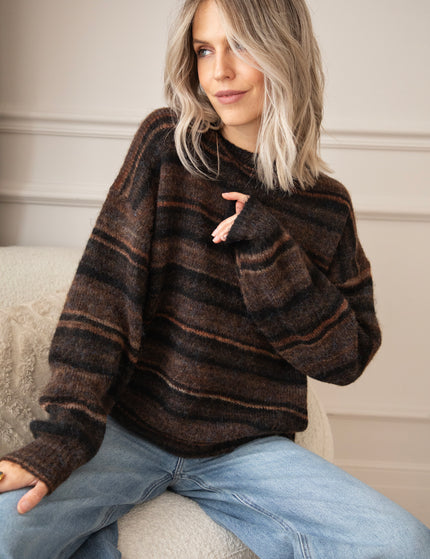 Zazu Stripe Black - Trui