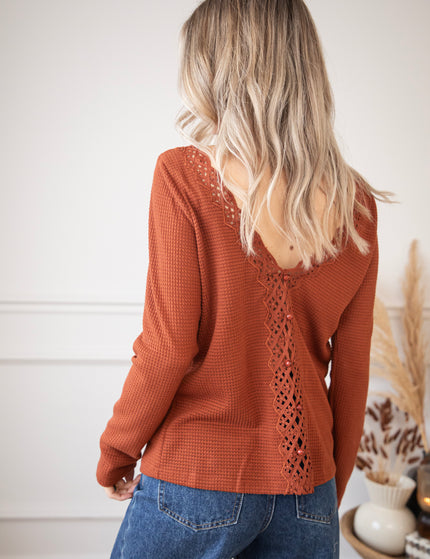 Rachel Lace Rusty - Longsleeve