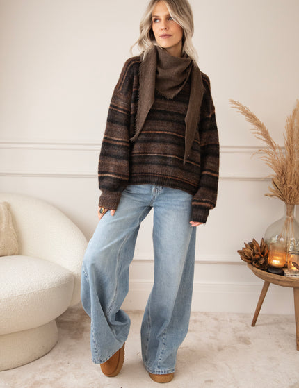 Zazu Stripe Black - Trui