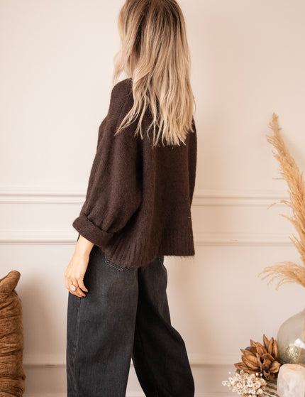 Middle Of My Heart Cacao - Sweater
