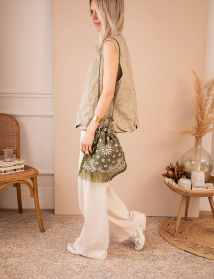 Botanic Path Light Khaki - Jacket/vest