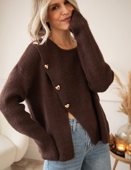 Pullover - Love Leads The Way - Choco