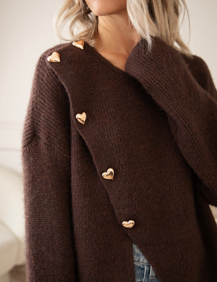 Pullover - Love Leads The Way - Choco