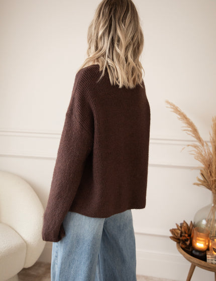 Pullover - Love Leads The Way - Choco