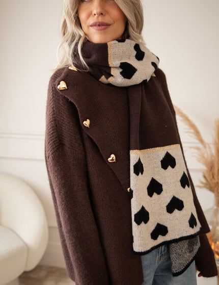 Pullover - Love Leads The Way - Choco