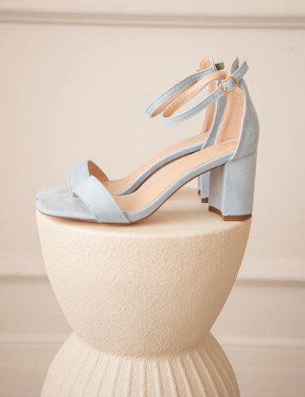 Statement Step Soft Blue - Heels