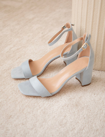 Statement Step Soft Blue - Heels