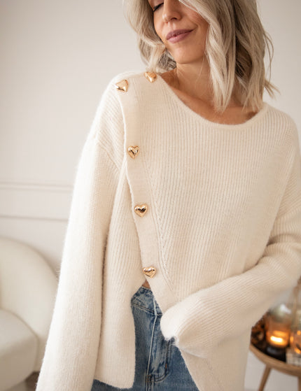 Love Leads The Way Beige - Trui