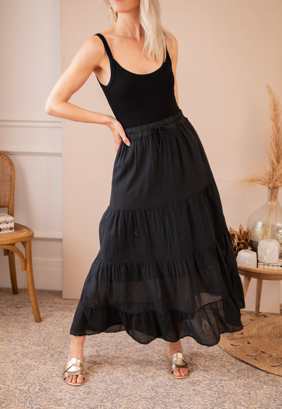 Soraya Black - Maxi Rok