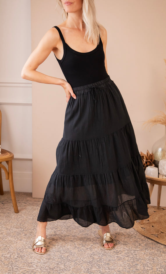 Soraya Black - Maxi Rok