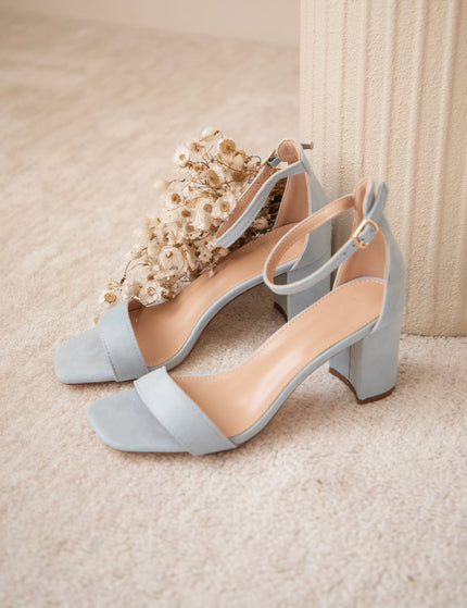 Statement Step Soft Blue - Heels