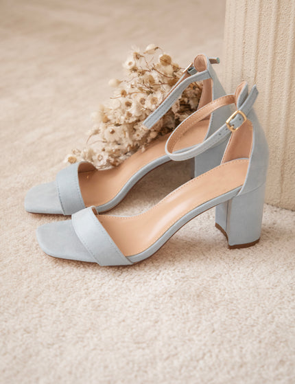 Statement Step Soft Blue - Heels