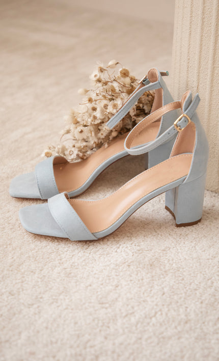 Statement Step Soft Blue - Heels