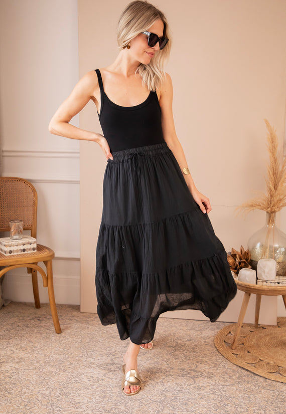 Soraya Black - Maxi Rok