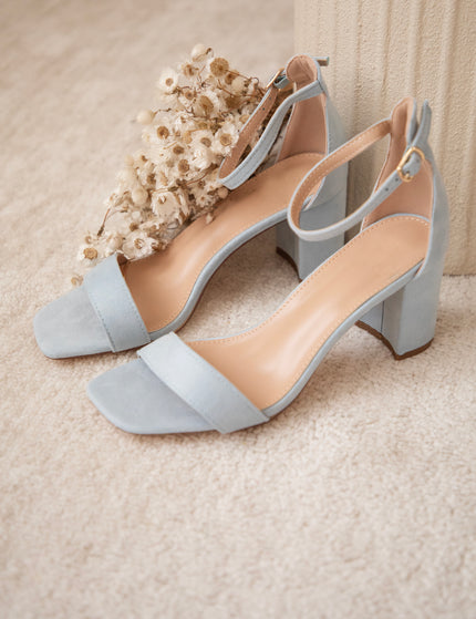 Statement Step Soft Blue - Heels