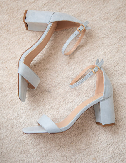 Statement Step Soft Blue - Heels