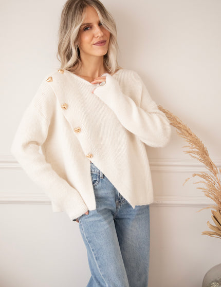 Love Leads The Way Beige - Trui