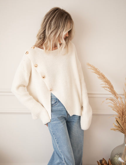 Love Leads The Way Beige - Trui