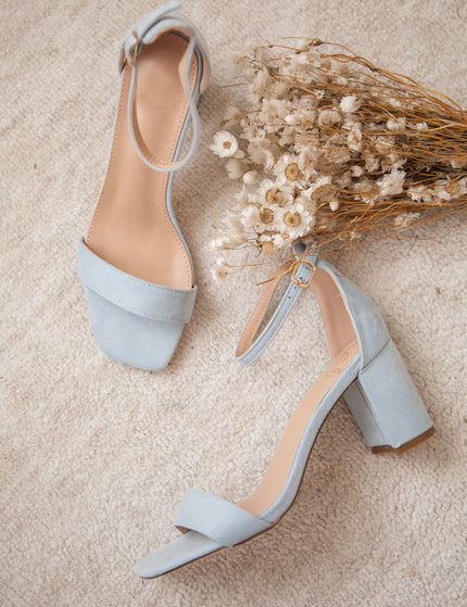 Statement Step Soft Blue - Heels