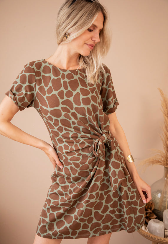Savanna Kaki/Brown - Jurk