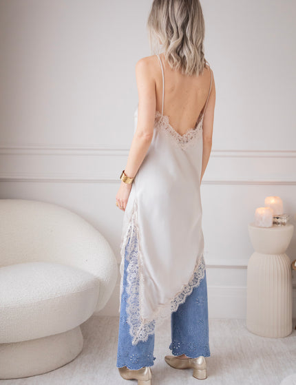 Sibelle Lace Assymetric Ecru - Dress