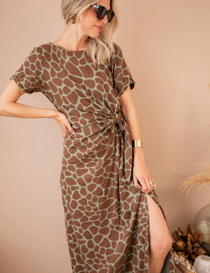 Maxikleid - Savanna - Khaki/Braun