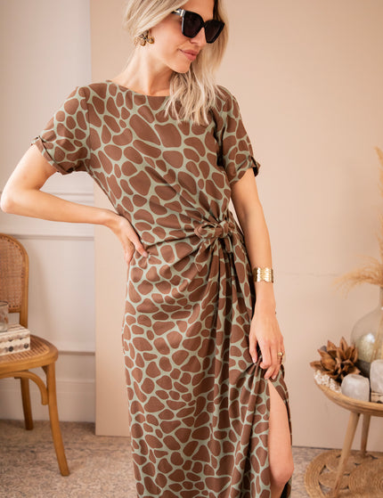 Maxikleid - Savanna - Khaki/Braun