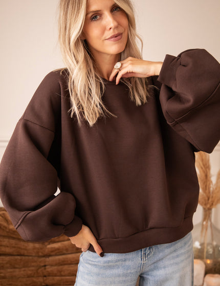Snuggle Up Cacao - Sweater