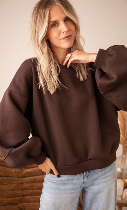 Snuggle Up Cacao - Sweater