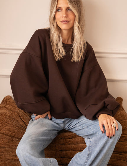 Snuggle Up Cacao - Sweater