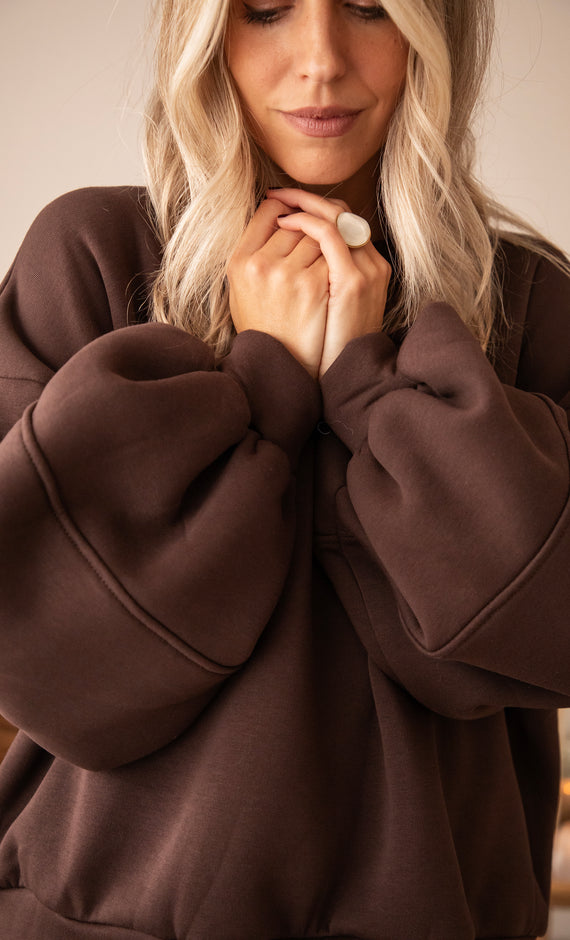 Pullover - Snuggle Up - Kakao