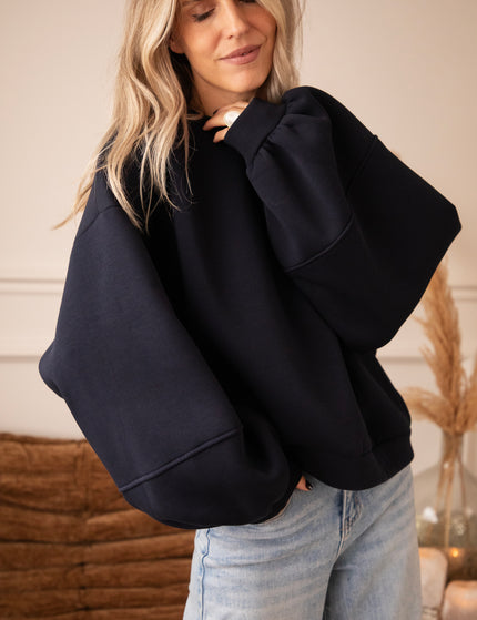 Snuggle Up Dark Blue - Sweater