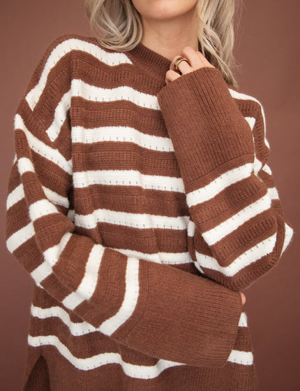 Bold Stripes Brown - Sweater