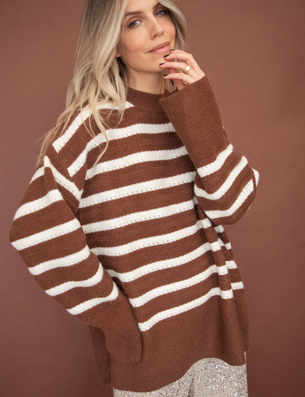 Bold Stripes Brown - Sweater