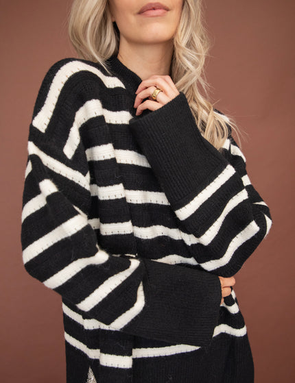 Bold Stripes Black - Sweater