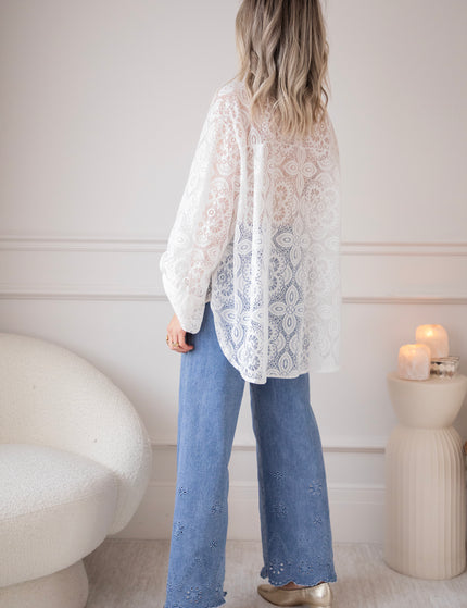 Francoise Lace White - Blouse
