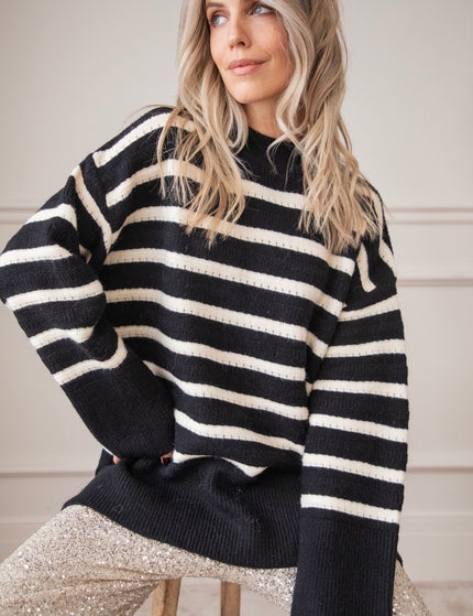 Bold Stripes Black - Sweater