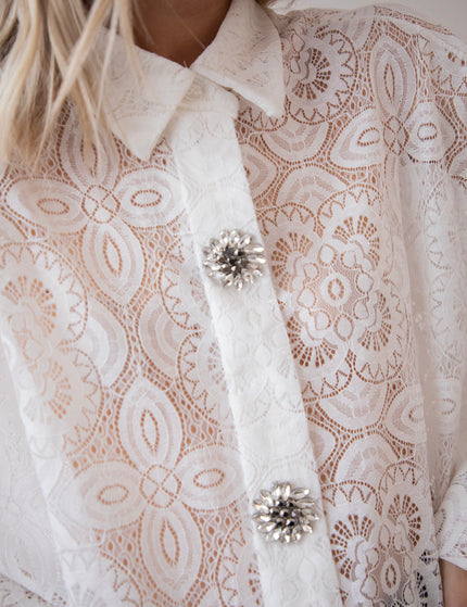 Francoise Lace White - Blouse