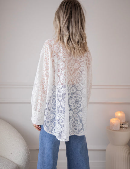 Francoise Lace White - Blouse