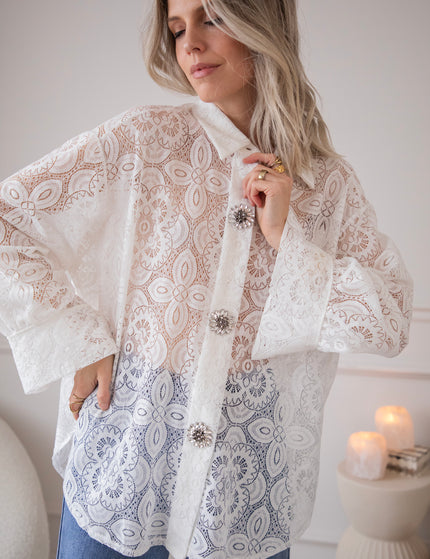 Francoise Lace White - Blouse