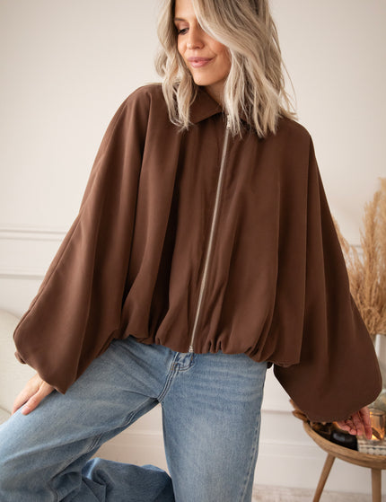Bomber Butterfly Brown - Jacket