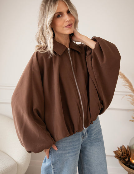 Bomber Butterfly Brown - Jacket