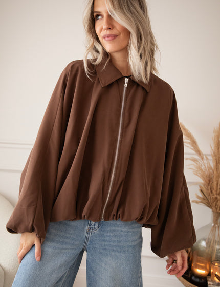 Bomber Butterfly Brown - Jacket